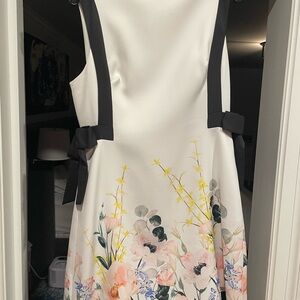Ted Baker White Satin Dress